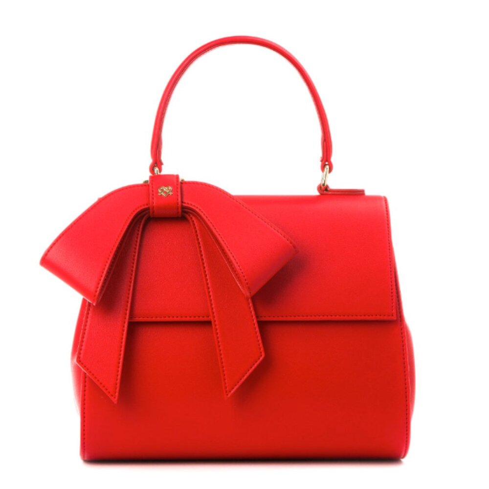 GUNAS NEW YORK Cottontail Red Vegan Leather Bag